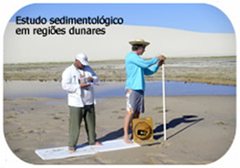 Estudos sedimentológicos em regiões dunares